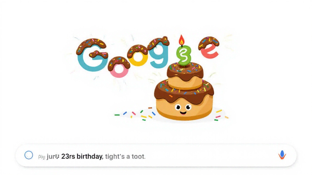 Google 23rd Birthday: The Chocolate Cake Doodle That Sweetened the Web
